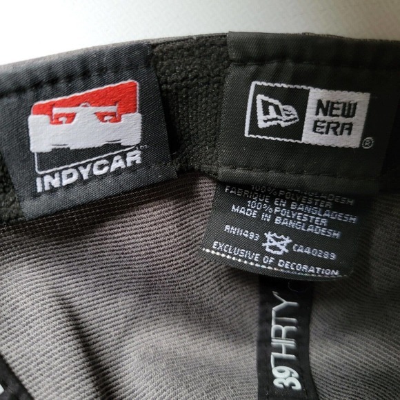 Fuzzy's Vodka Indy Car Racing New Era 39Thirty Fitted Hat Cap Large/ XL Gray #20 - Picture 9 of 10